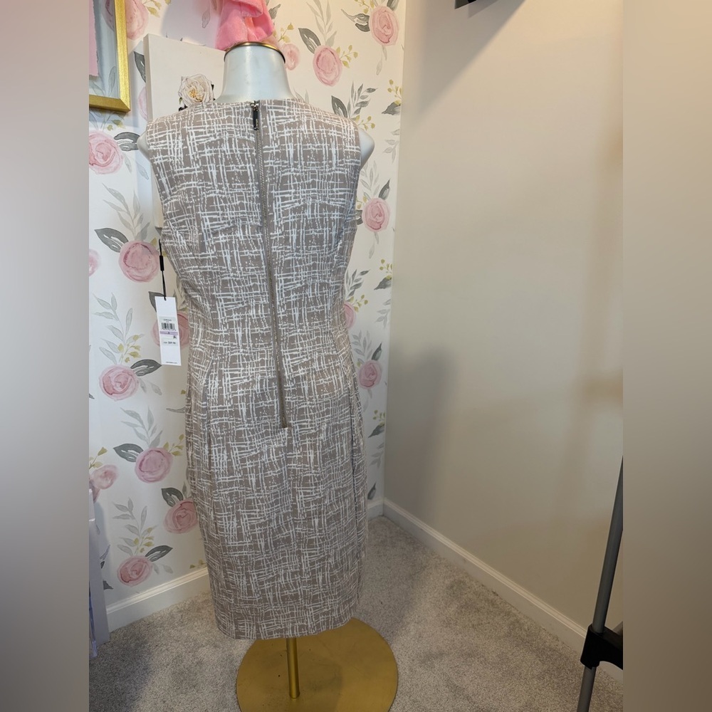 Calvin Klein Cream/White Business Causal Dress - Picture 2 of 3